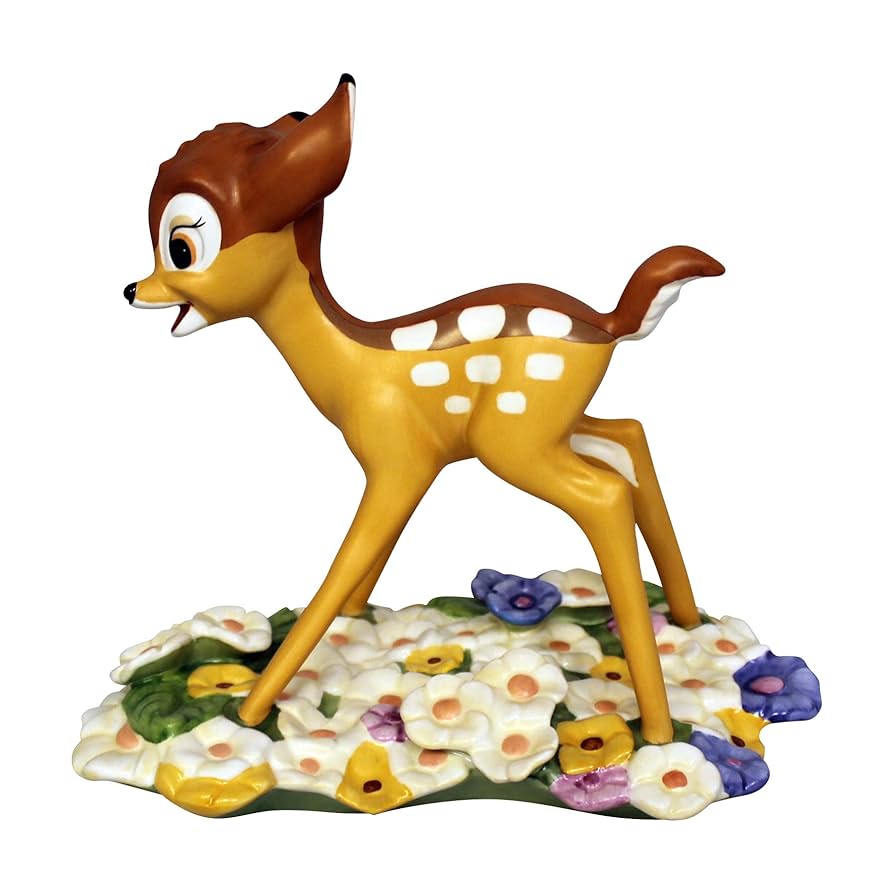 生産終了・希少　WDCC バンビ　Bambi Purty Flower Bambi Purty Flower by WDCC Disney Classics | Limited Edition